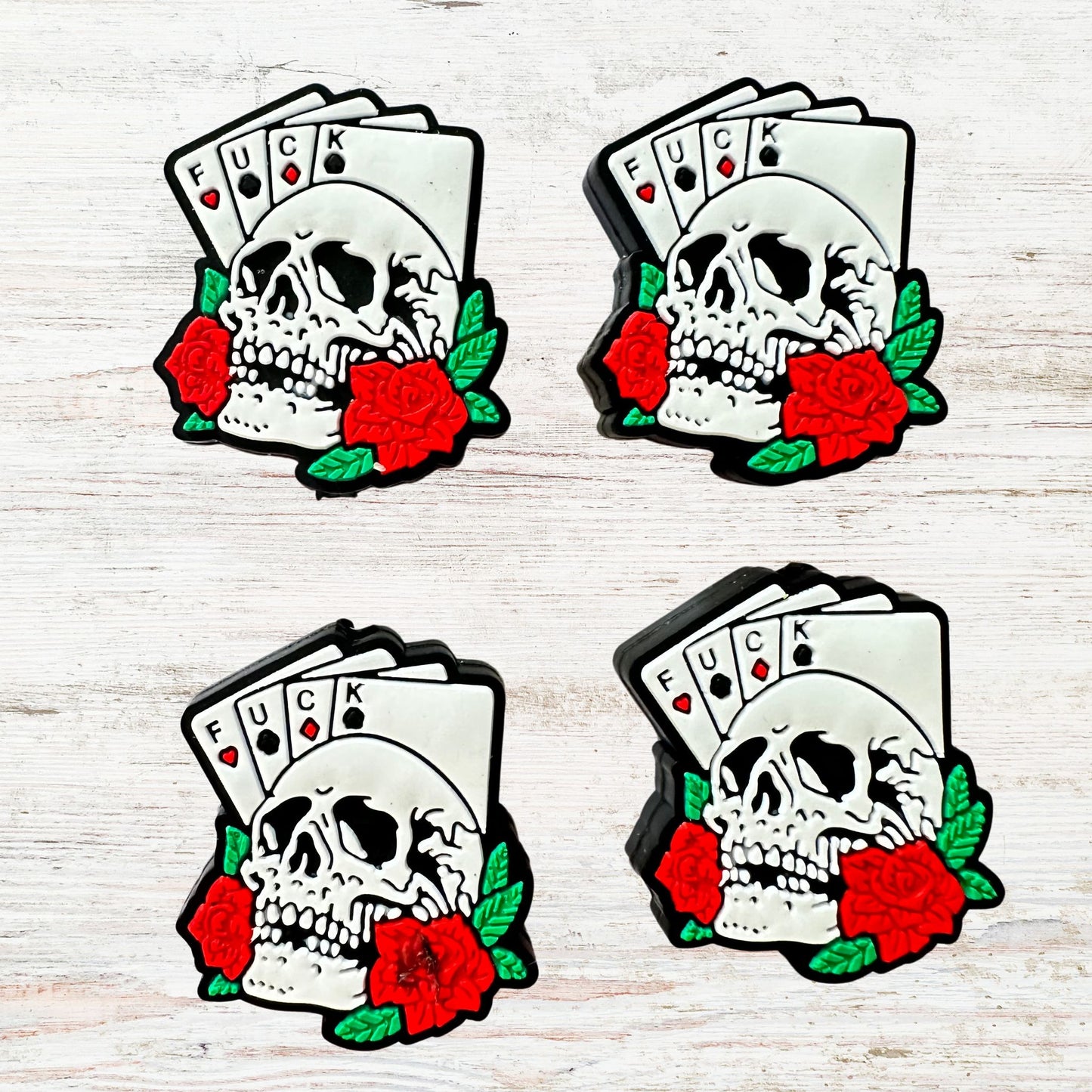 FUCK Skeleton Deck Of Cards image 1