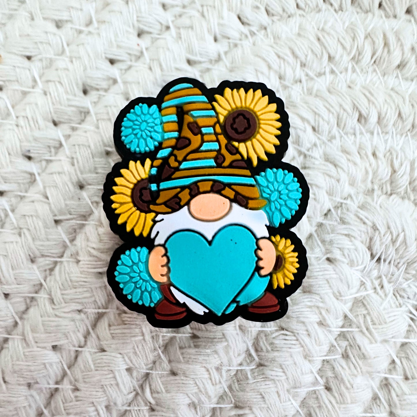 Gnome Leopard Print & Sunflowers image 1