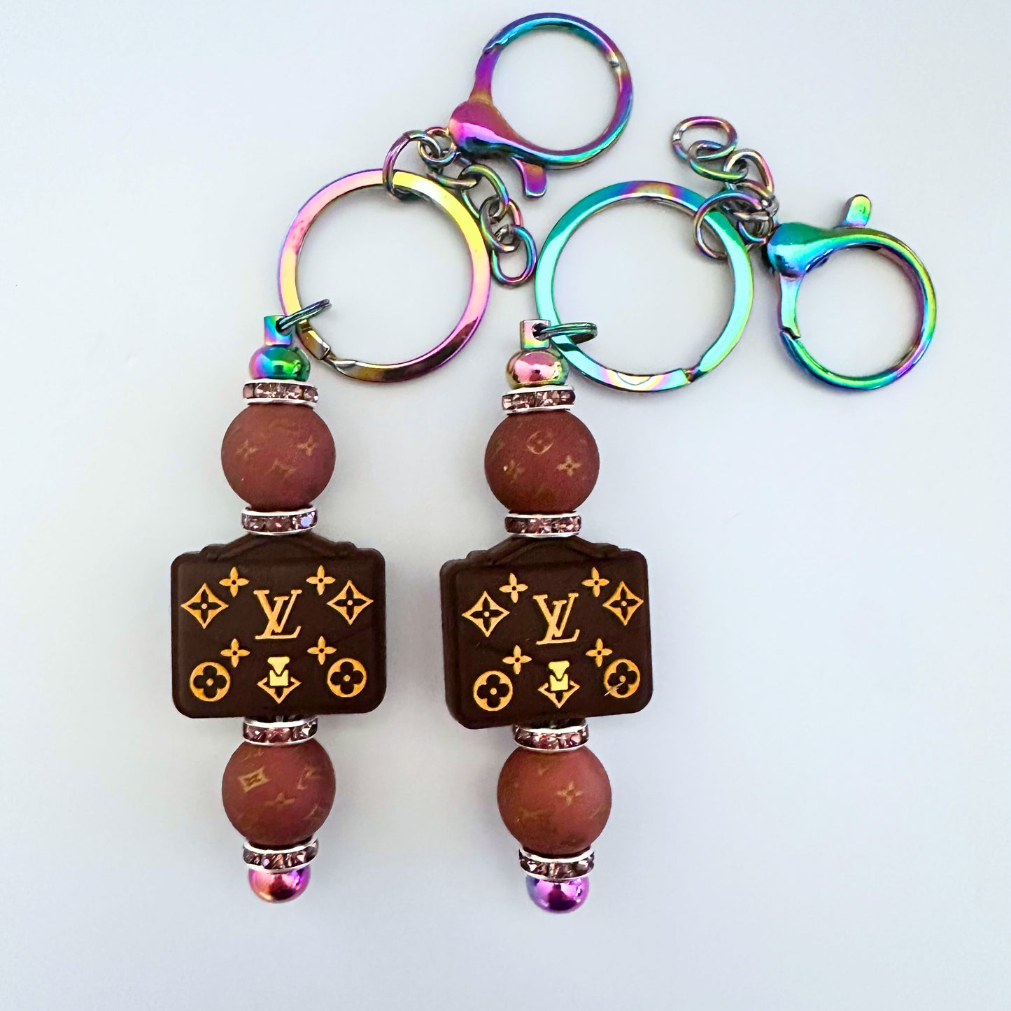 Brown Bag LV Keychain image 0
