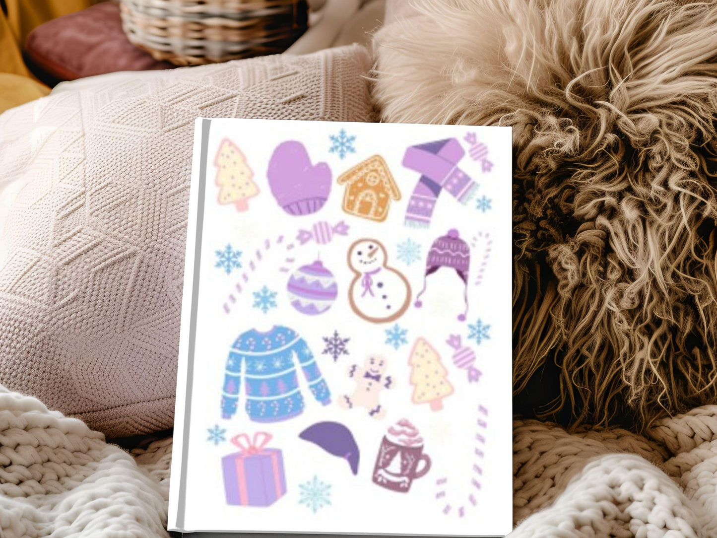 UV DTF A5 Notebook Wraps Christmas Winter Wonderland image 0