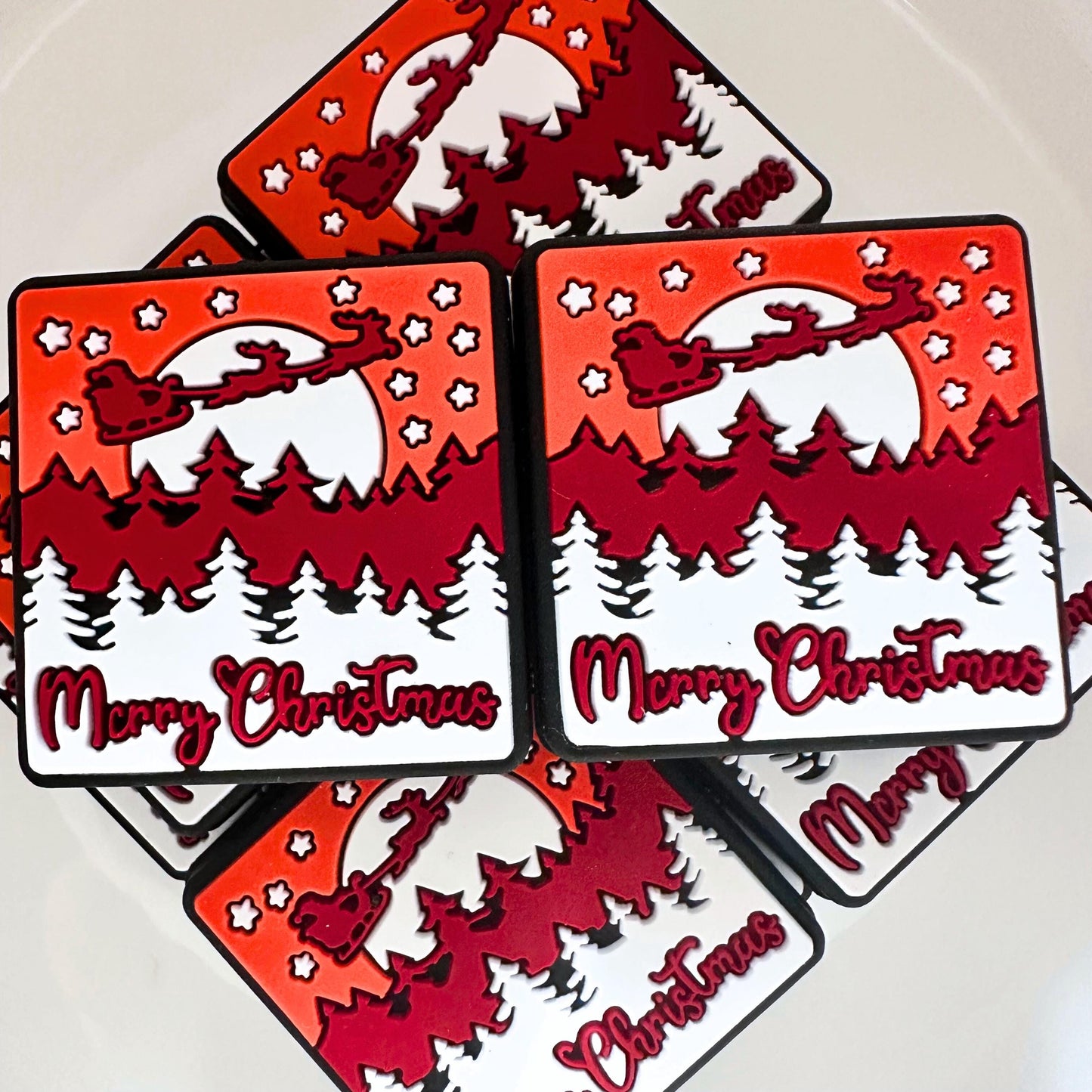 Christmas Santa Claus Sleigh Reindeer image 0