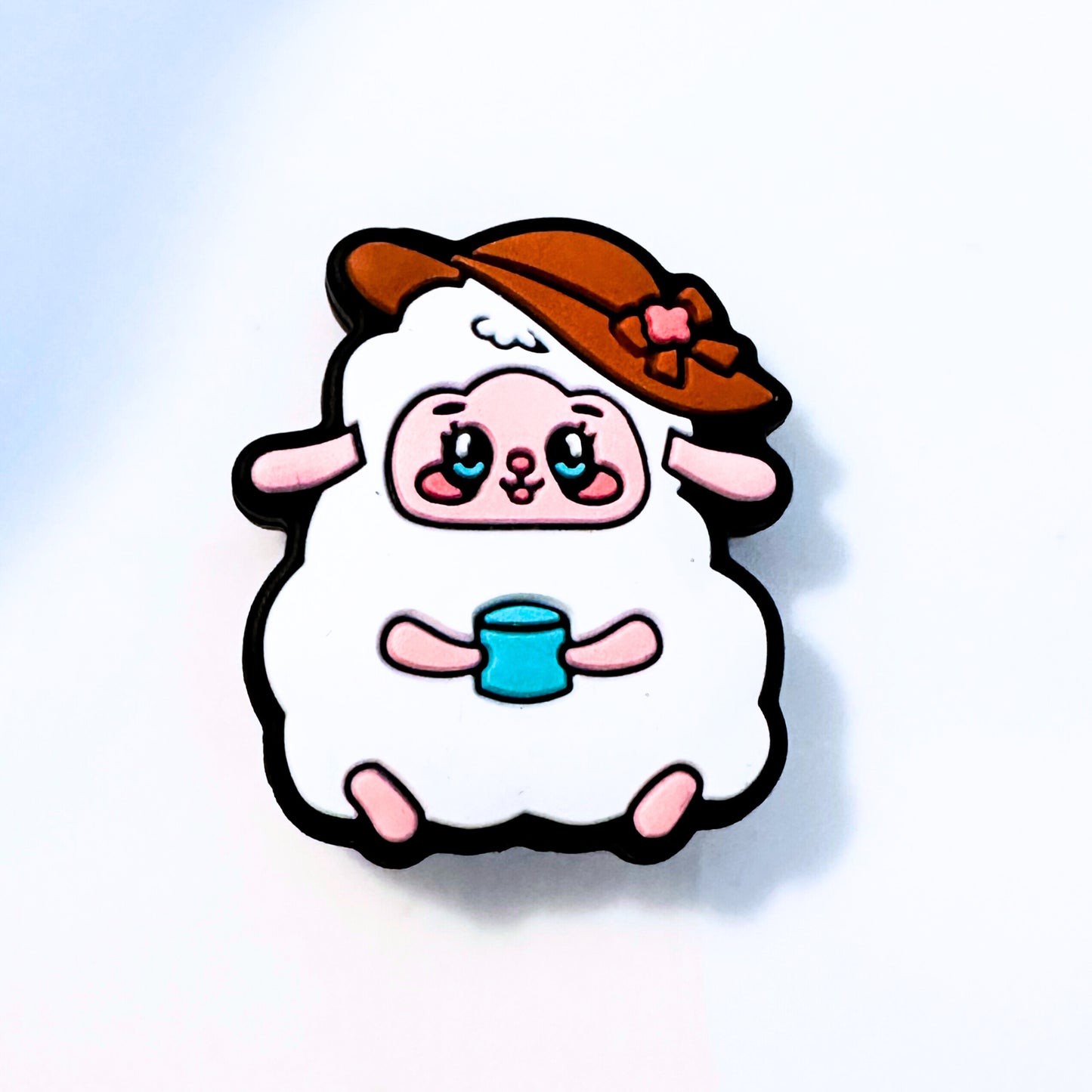 Sheep Drinking W/ Hat image 1