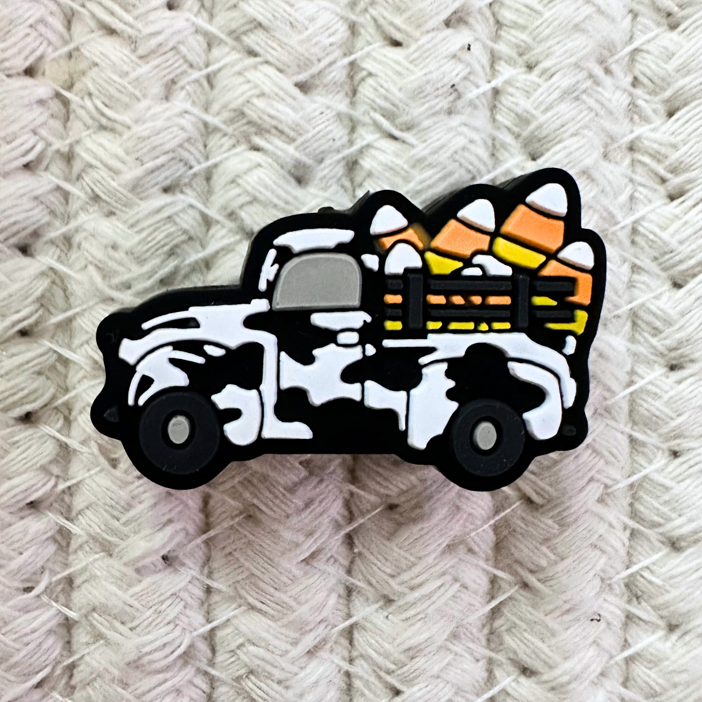 Halloween Truck Cow Print Candy Corn Fall Autumn image 1