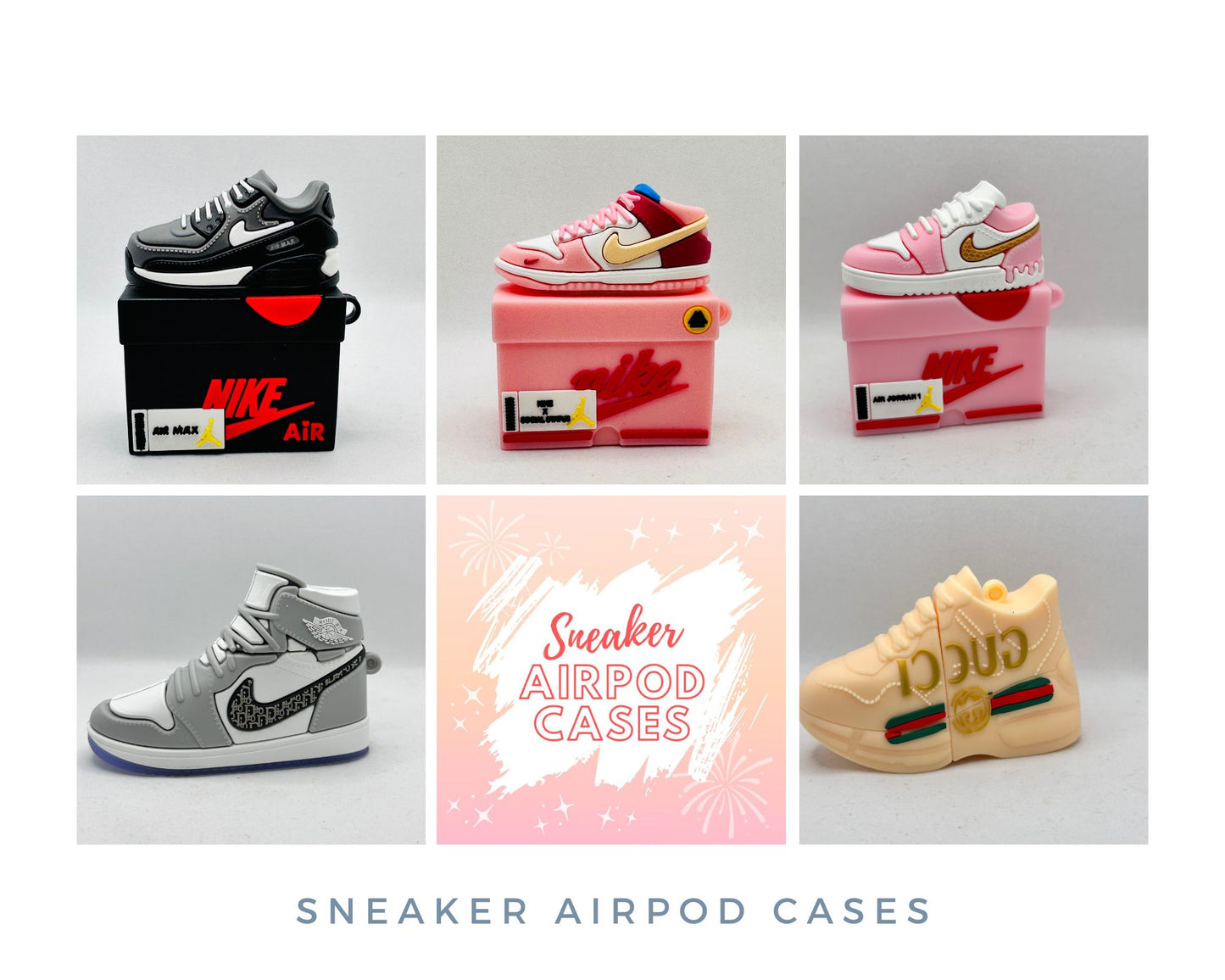 Sneaker Airpod Cases- Generation 1/2 & Pro image 1