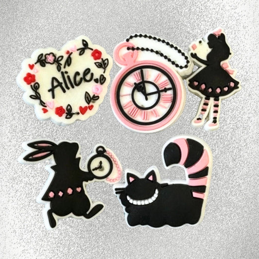 Alice in Wonderland Shoe Charms image 0