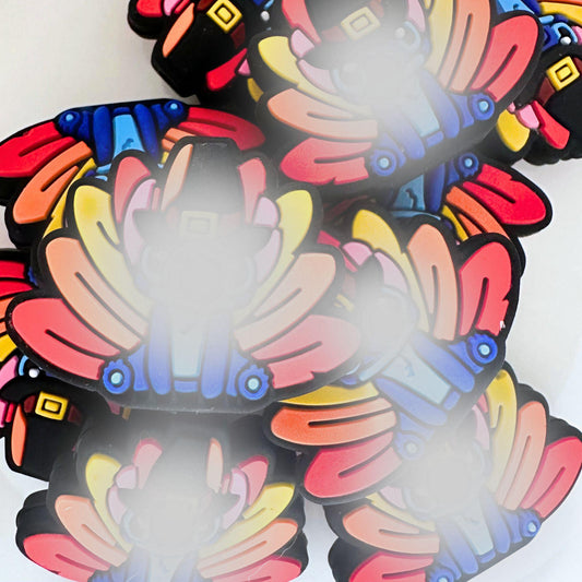 Thanksgiving Turkey Blue Alien Fall Colors Autumn Thanksgiving Dinner image 0