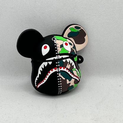 Green Camo Backpack Airpod Case image 0