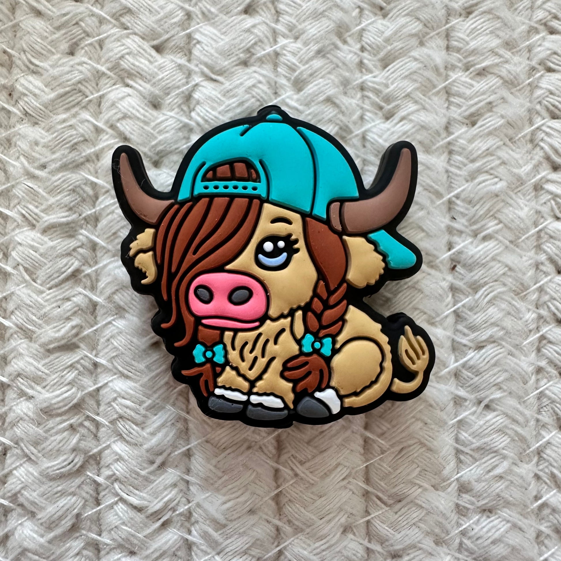 Baby Highland Cow Pigtails image 1