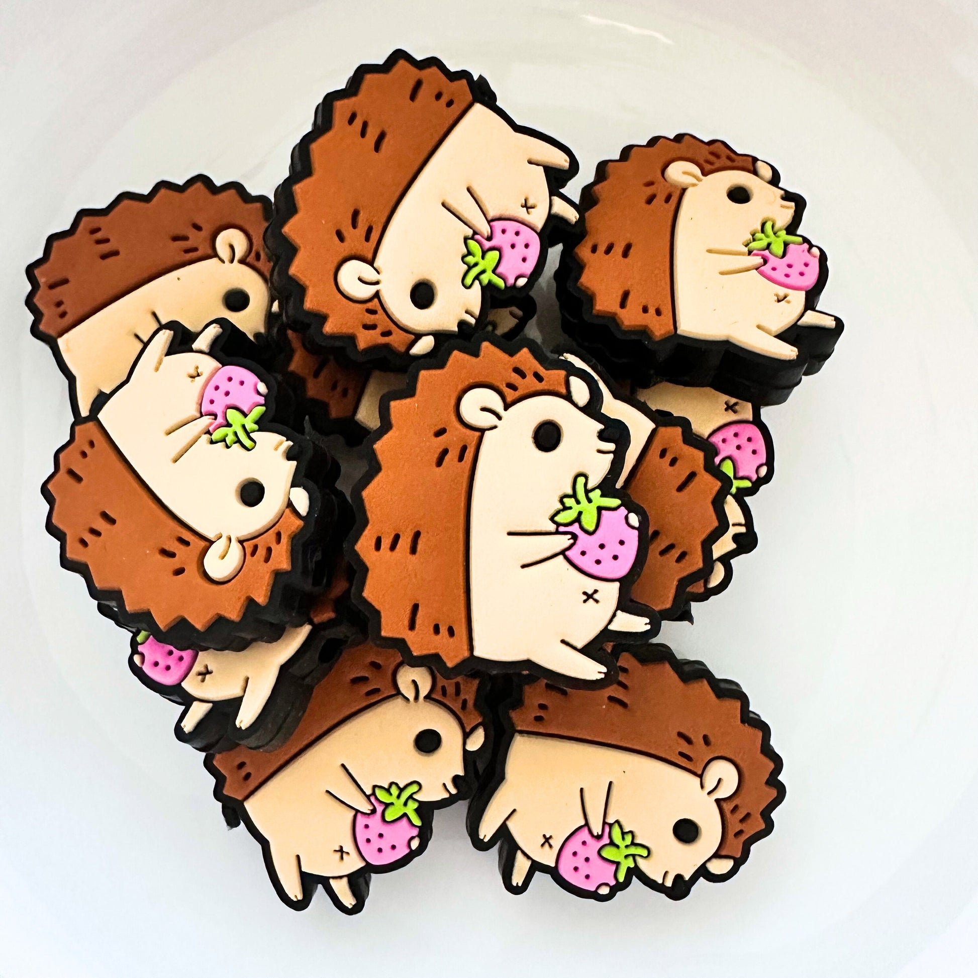 Hedgehog With Strawberry image 0