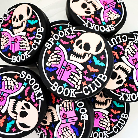 Spooky Book Club Skeleton Black image 0