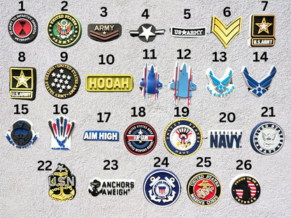 Military Shoe Charms image 2