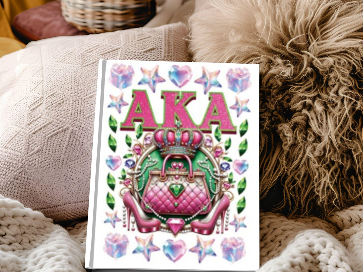 UV DTF A5 Notebook Wraps AKA 1908 Alpha Kappa Alpha image 0