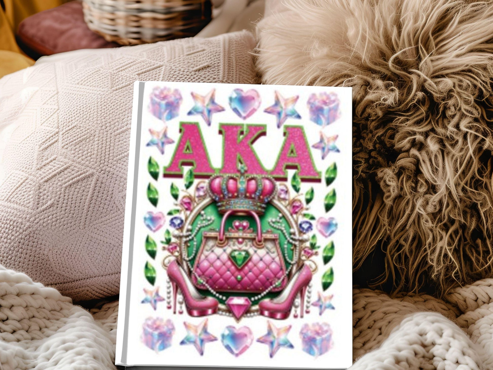 UV DTF A5 Notebook Wraps AKA 1908 Alpha Kappa Alpha image 0