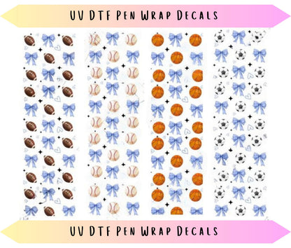 UV DTF Pen Wraps Coquette Sports image 0