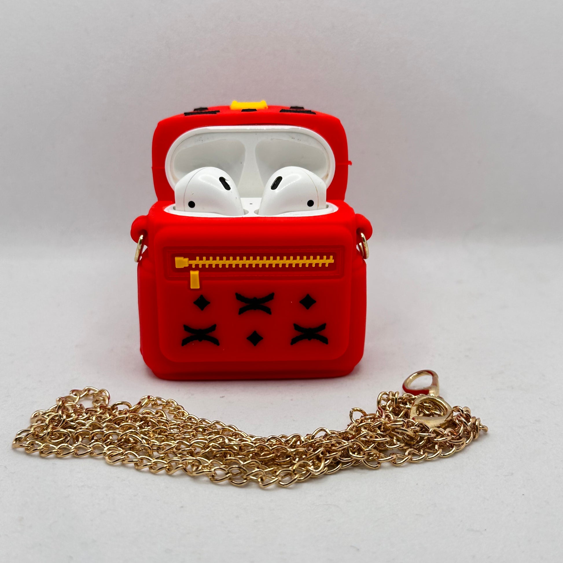 Red M*C*M Backpack Airpod Case image 1