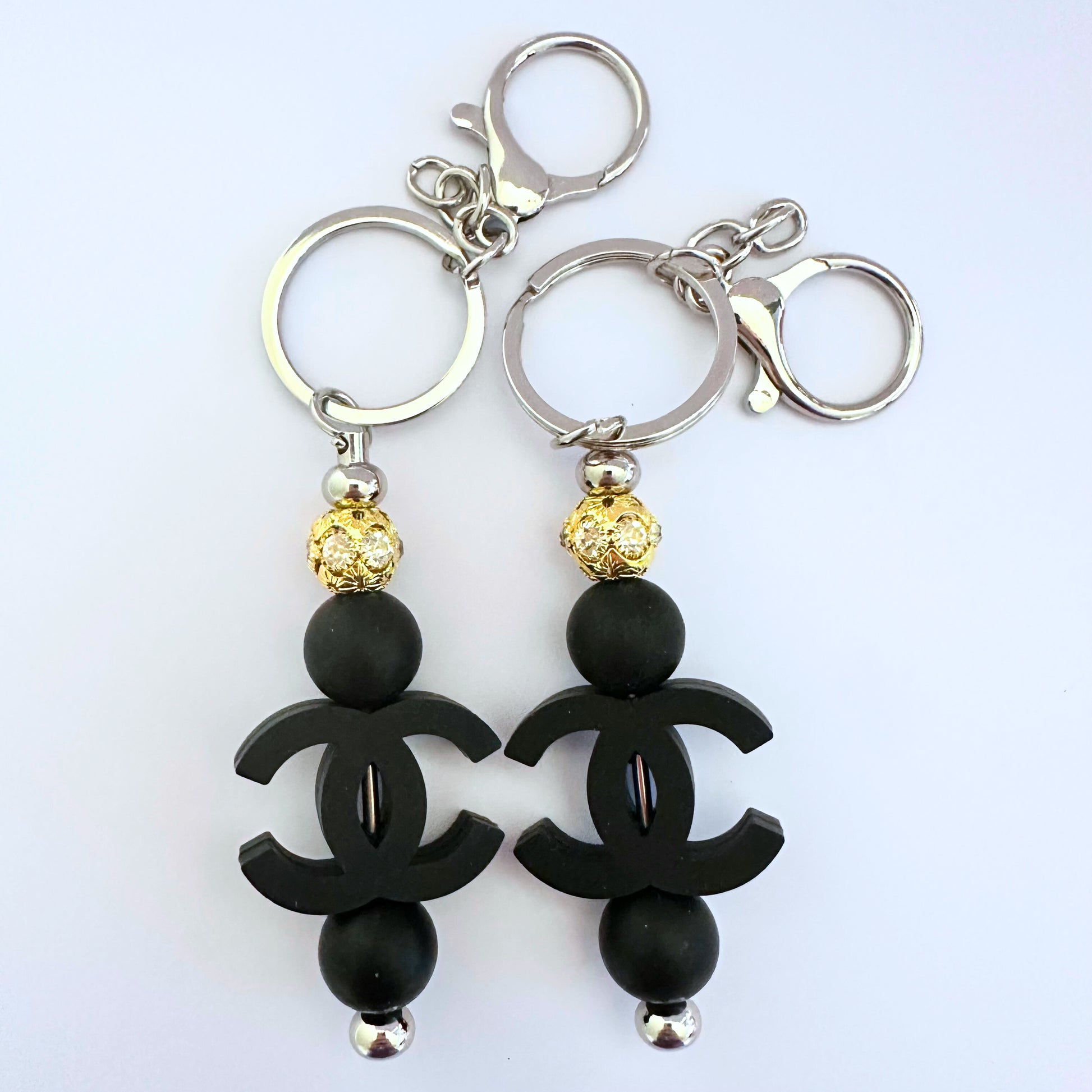 Black CC Keychain image 0