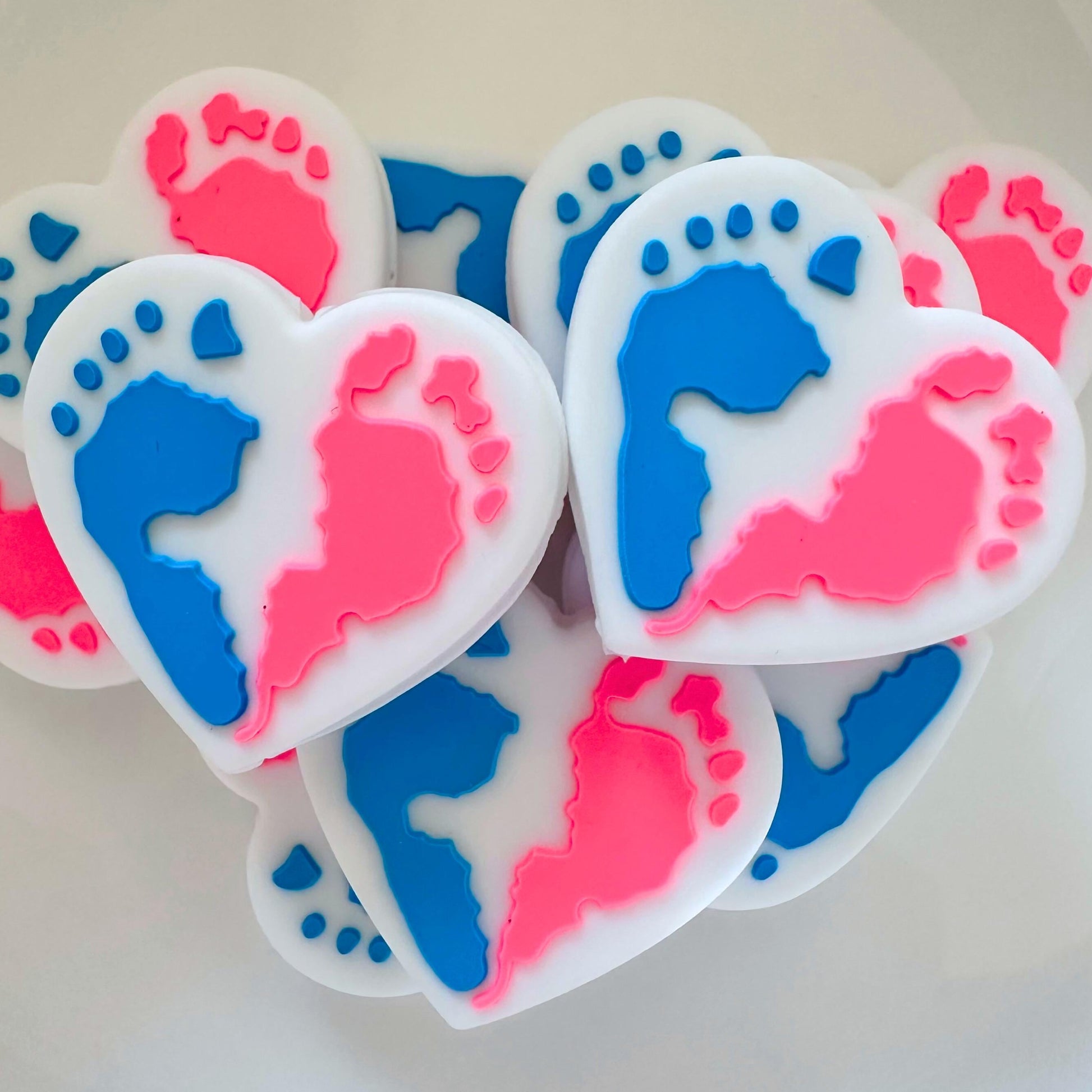 Baby Footprints Pregnancy Announcement image 0