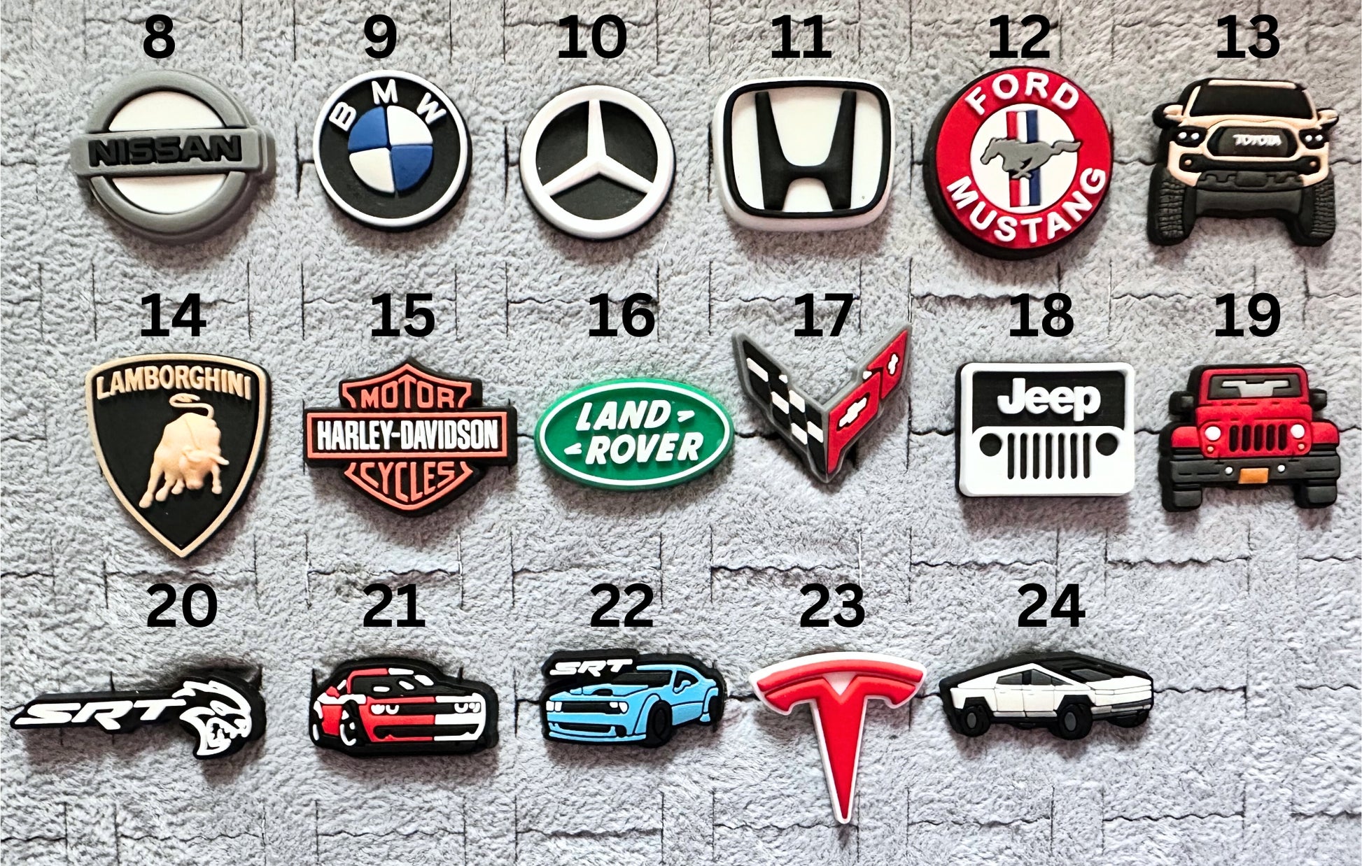 Sports Cars Shoe Charms image 1