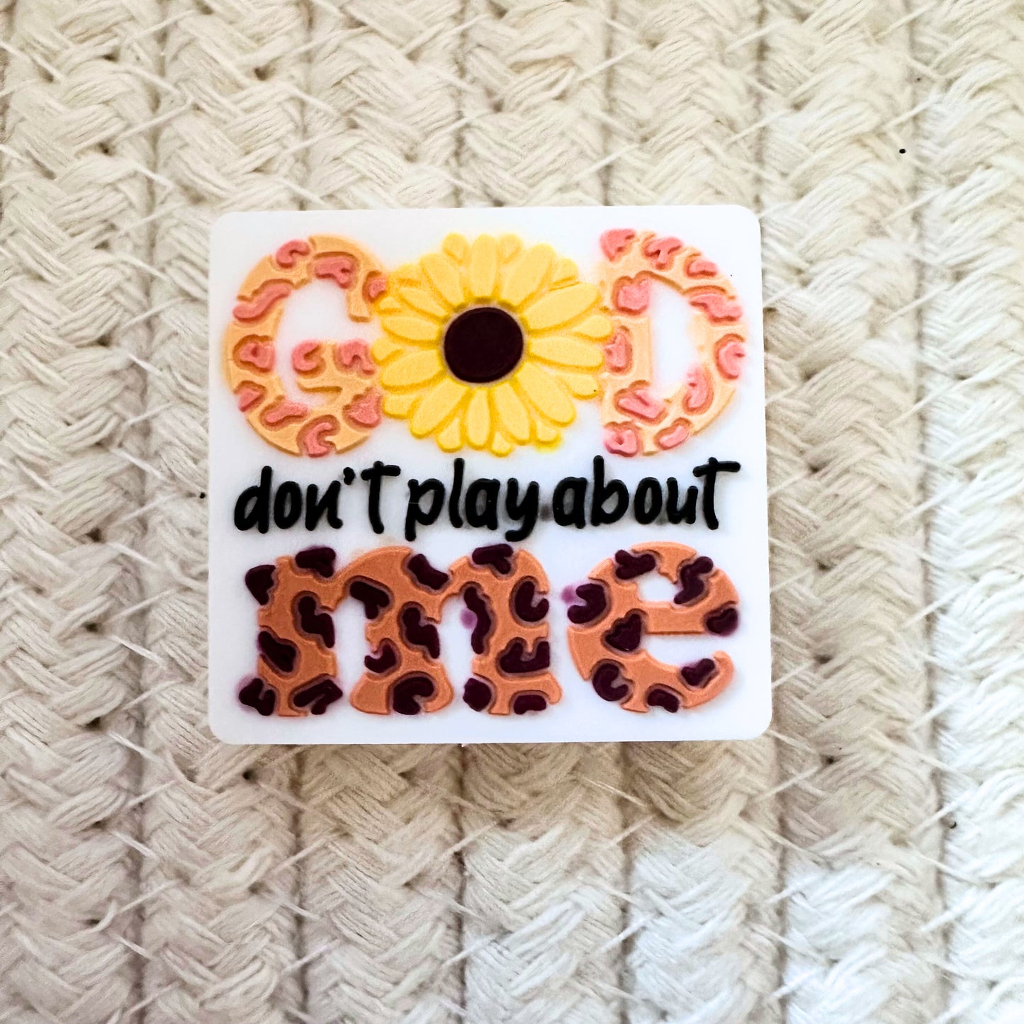 God Don't Play About Me White image 1