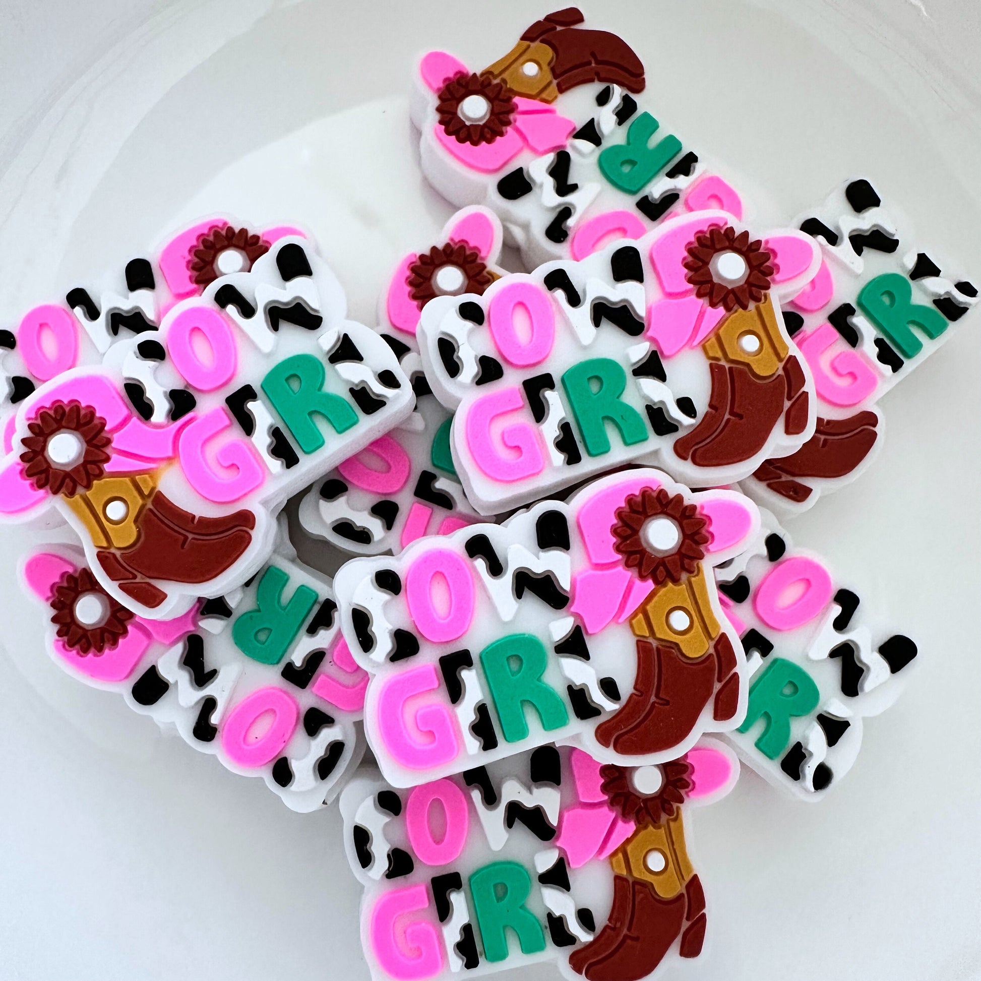 Cowgirl Cow Print Boots image 0