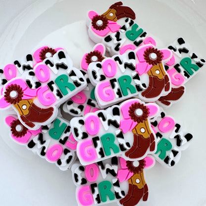 Cowgirl Cow Print Boots image 0