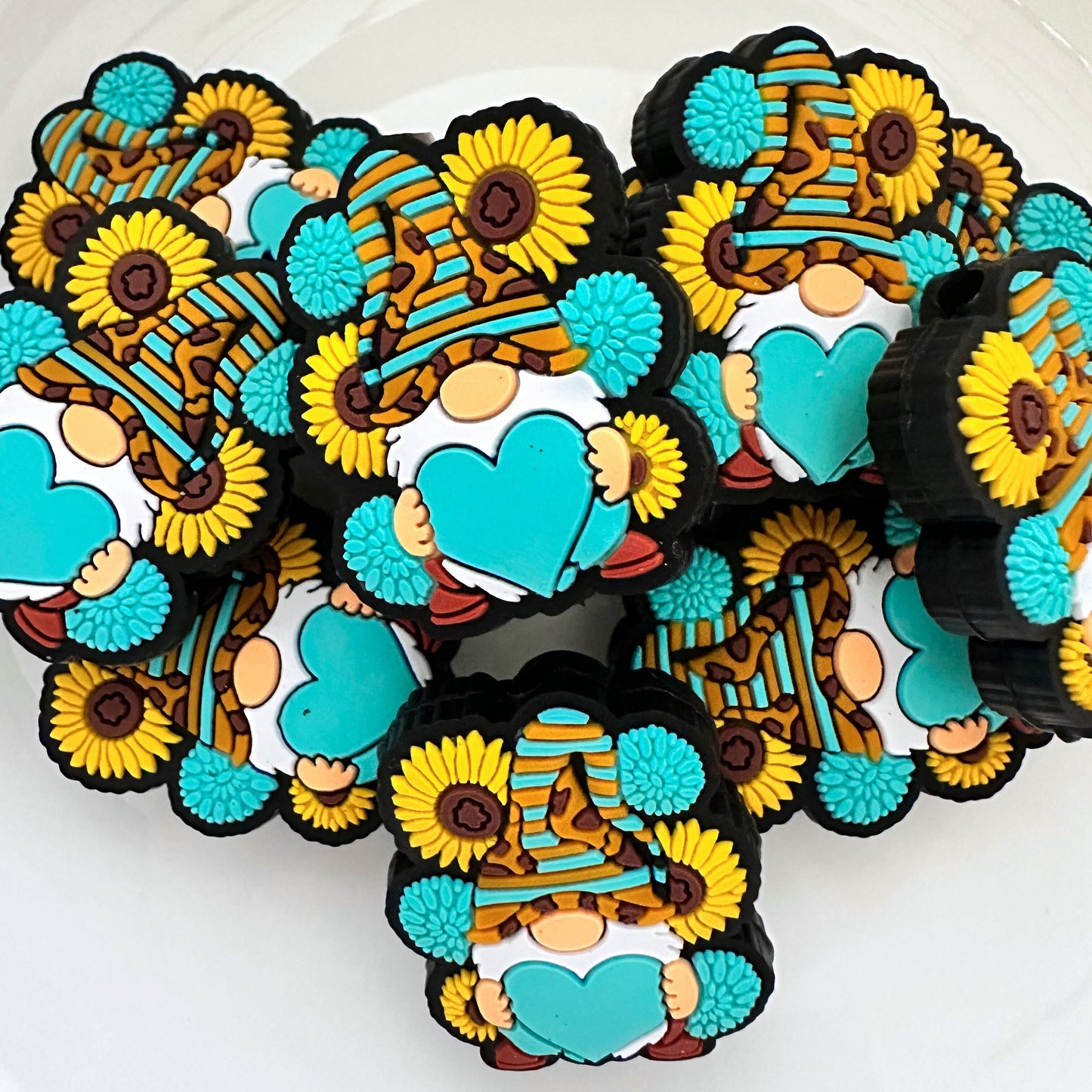 Gnome Leopard Print & Sunflowers image 0