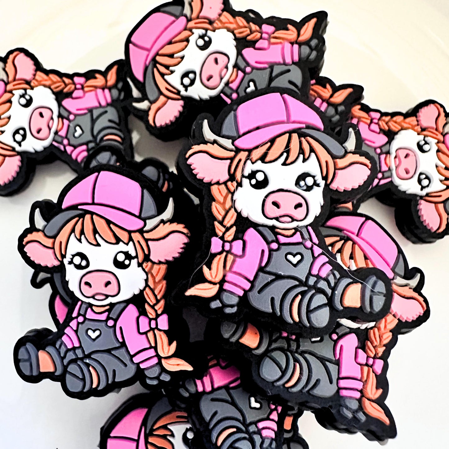 Highland Cow w/ Pigtails image 0