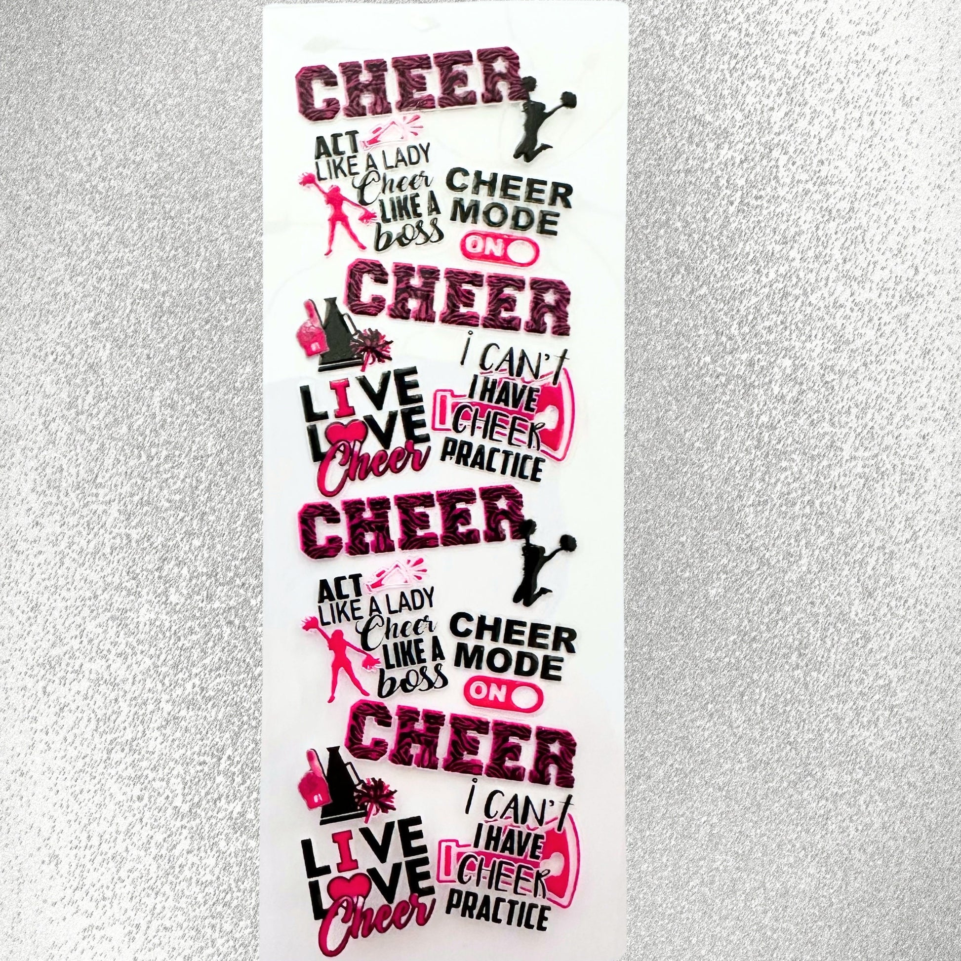 UV DTF Pen Wraps Cheerleading image 0