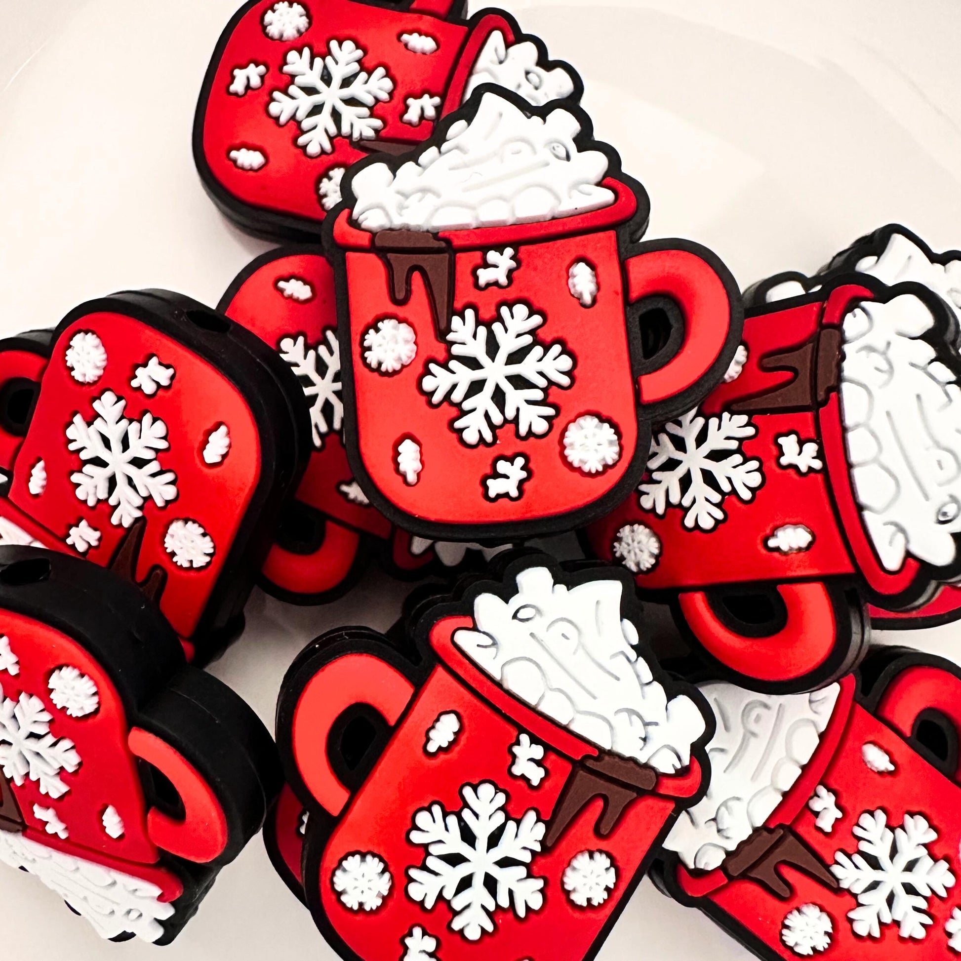 Christmas Hot Chocolate Red Coffee Cup image 0