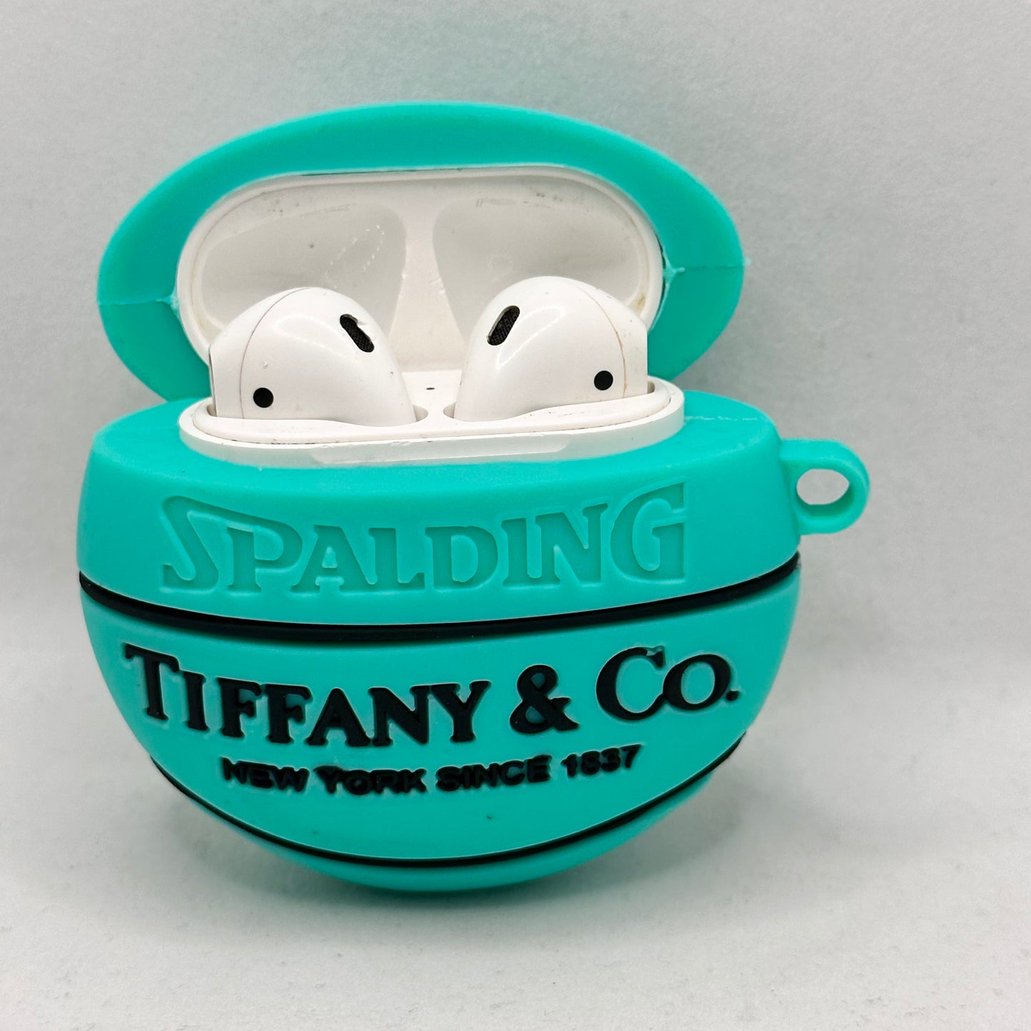 Teal Basketball Airpod Case image 1