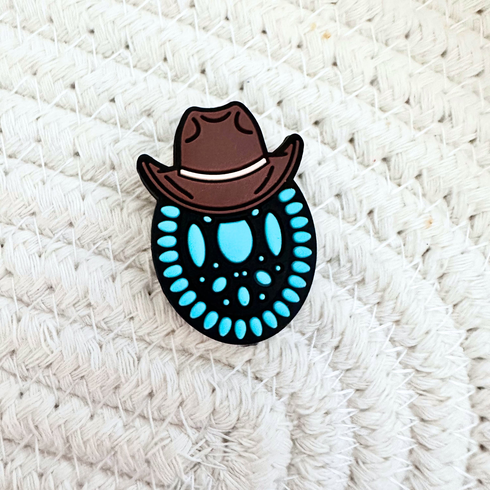 Teal Concho Cowboy Hat image 1