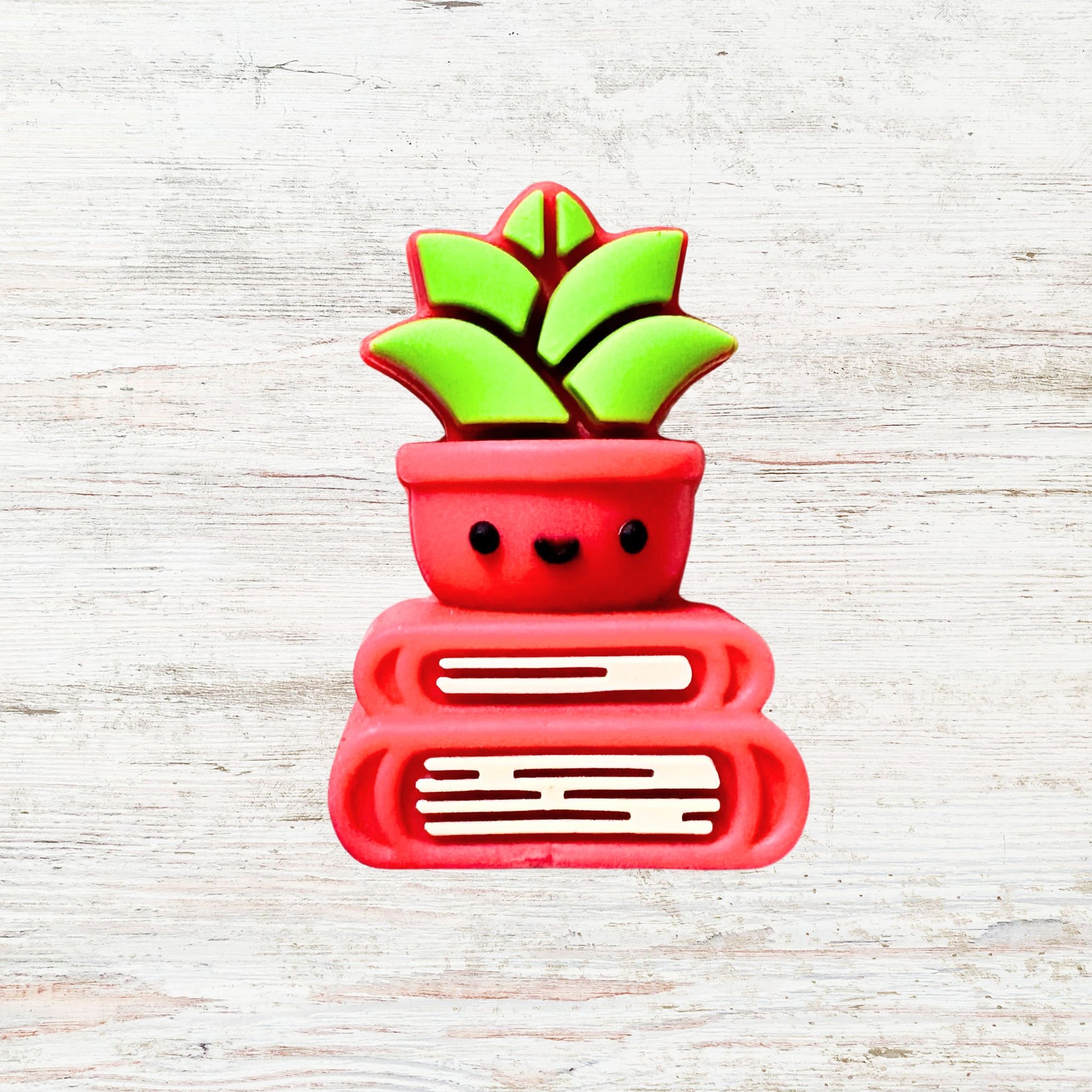 3D Succulent and Books image 1