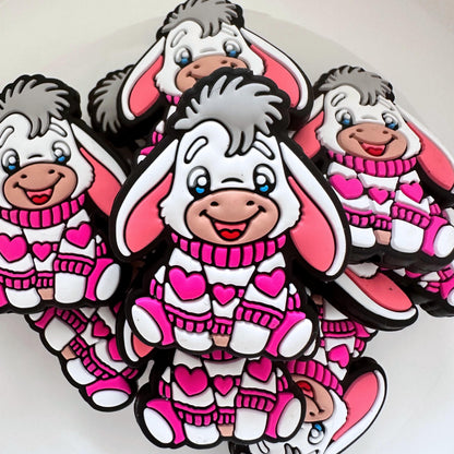 Donkey Pink Hearts Sweater image 0