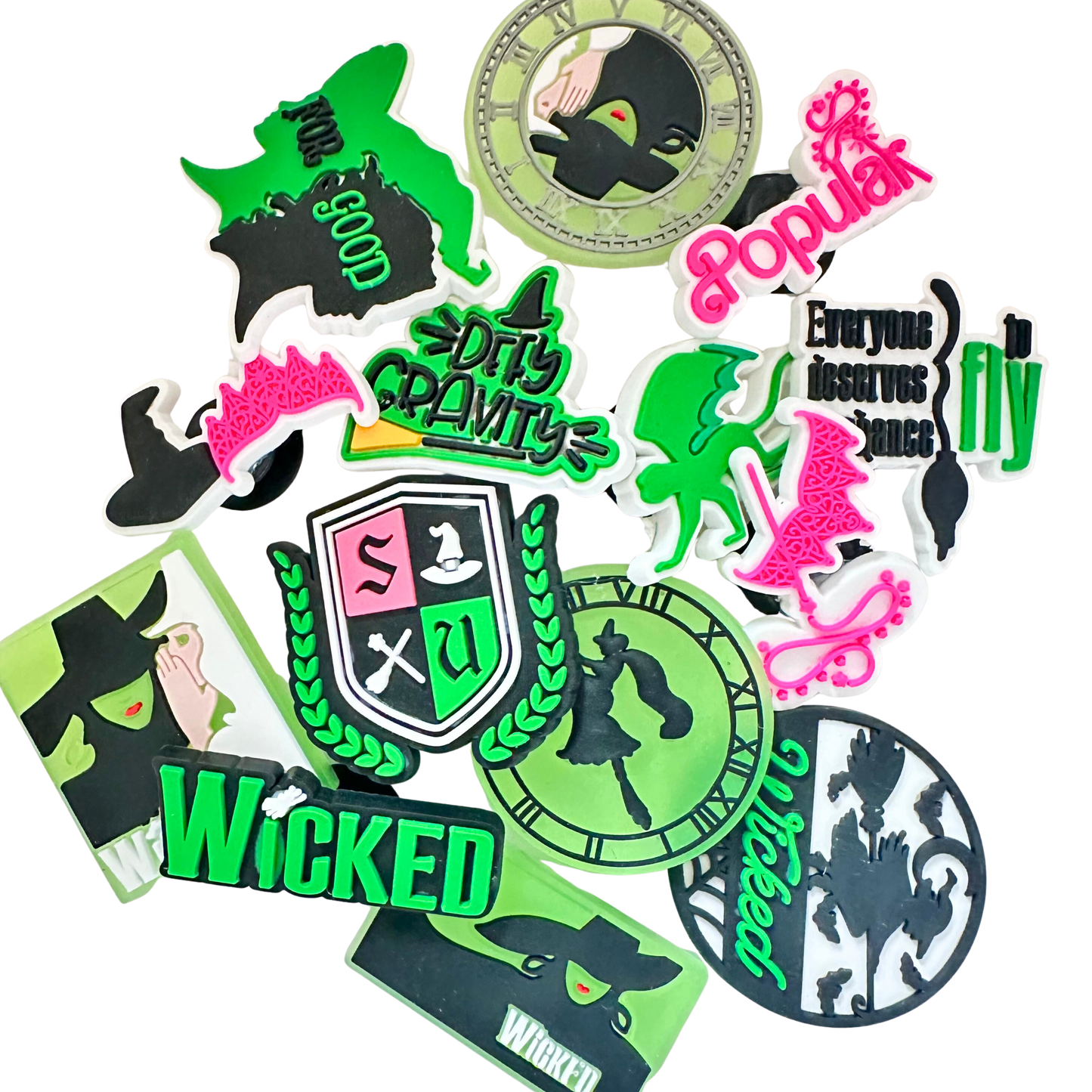 Wicked Witch Defy Gravity Shoe Charms