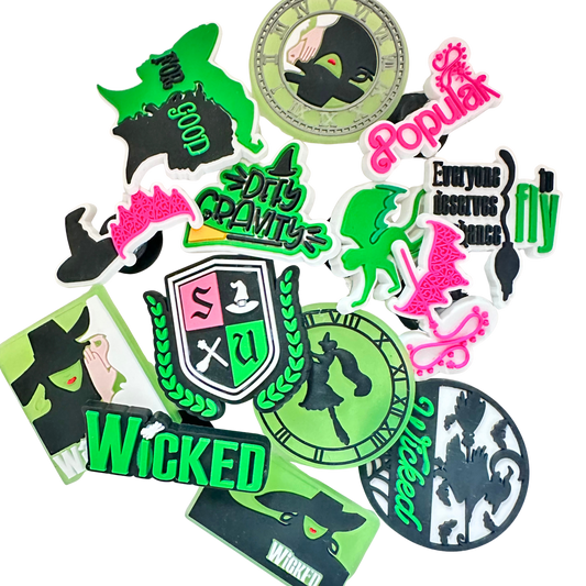 Wicked Witch Defy Gravity Shoe Charms