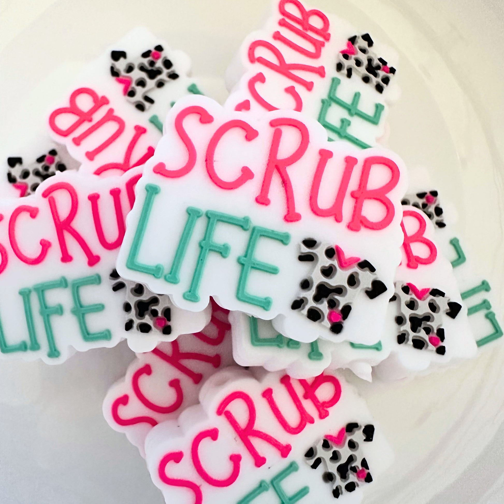 Scrub Life Cow Print Nurse image 0
