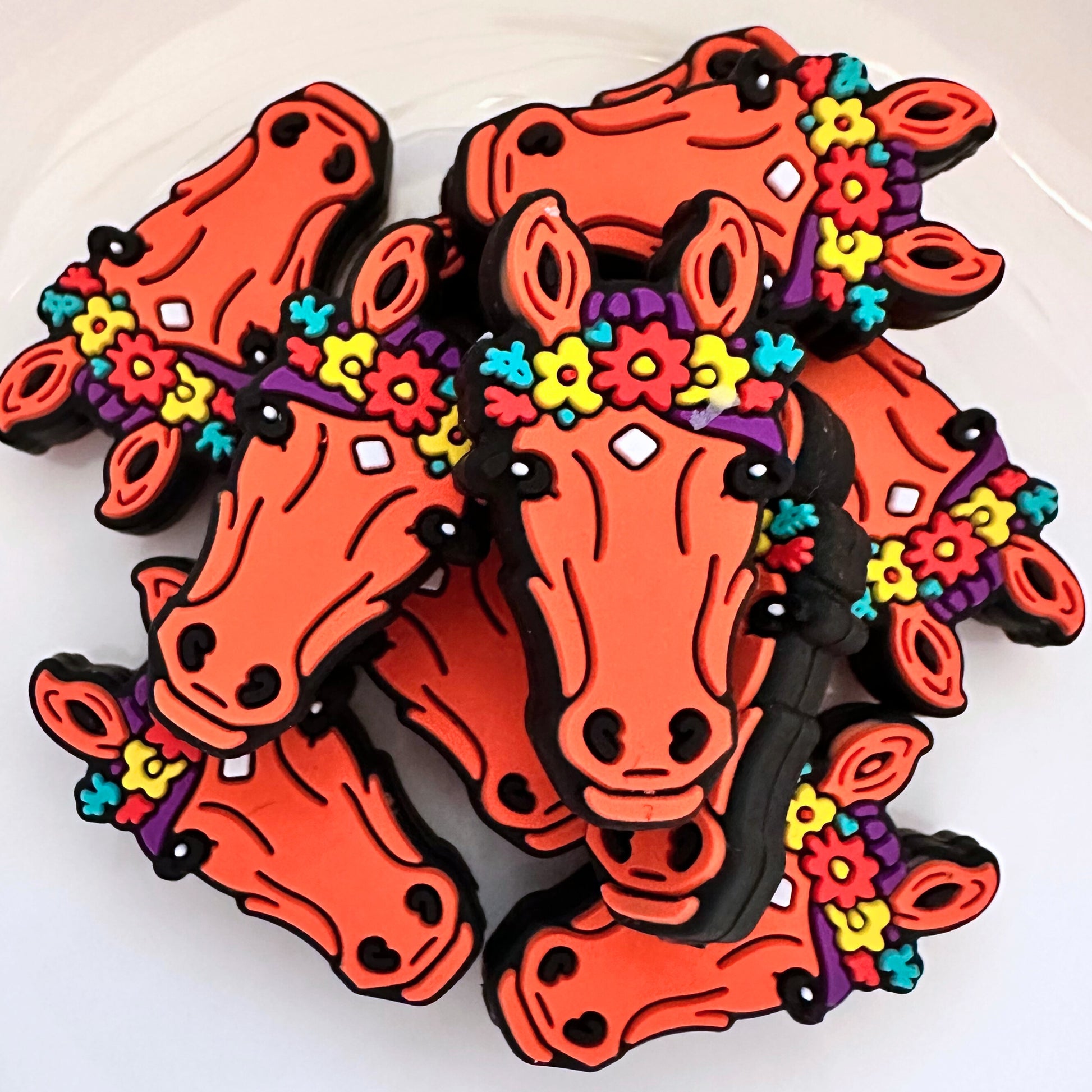 Floral Horse Head image 0