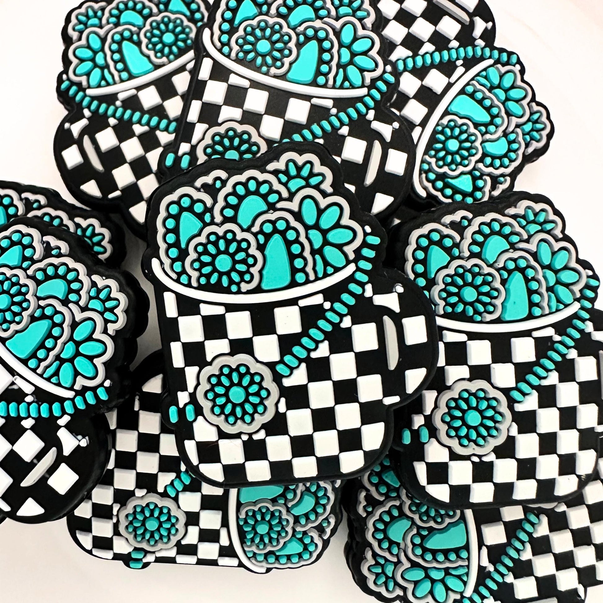 Checkered Coffee Cup image 0