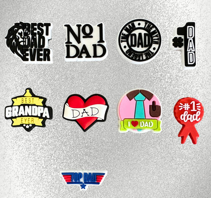 Father's Day Dad Shoe Charms image 1