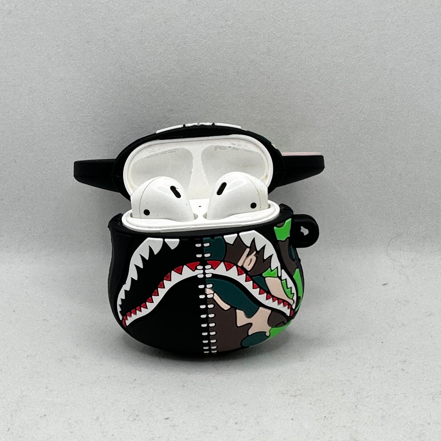 Green Camo Backpack Airpod Case image 1