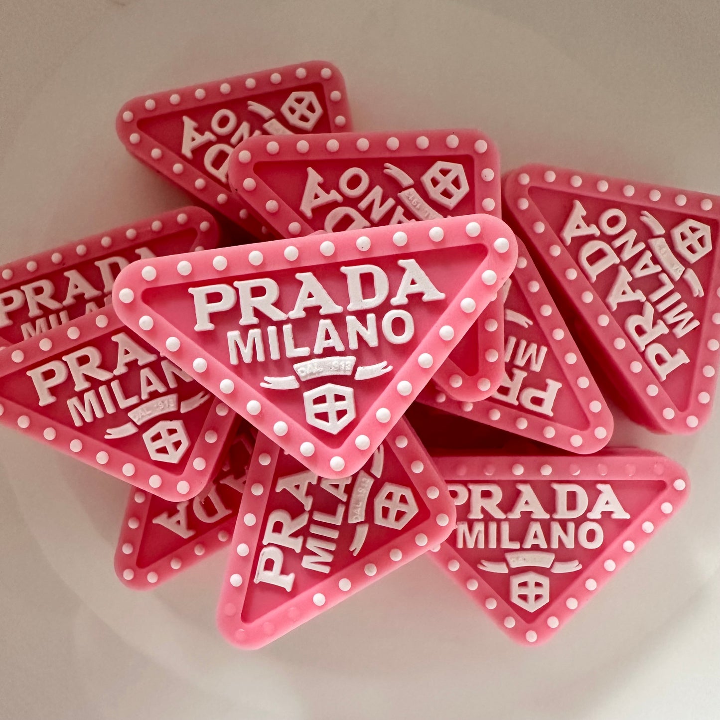 Pink Pr*da Triangle image 0