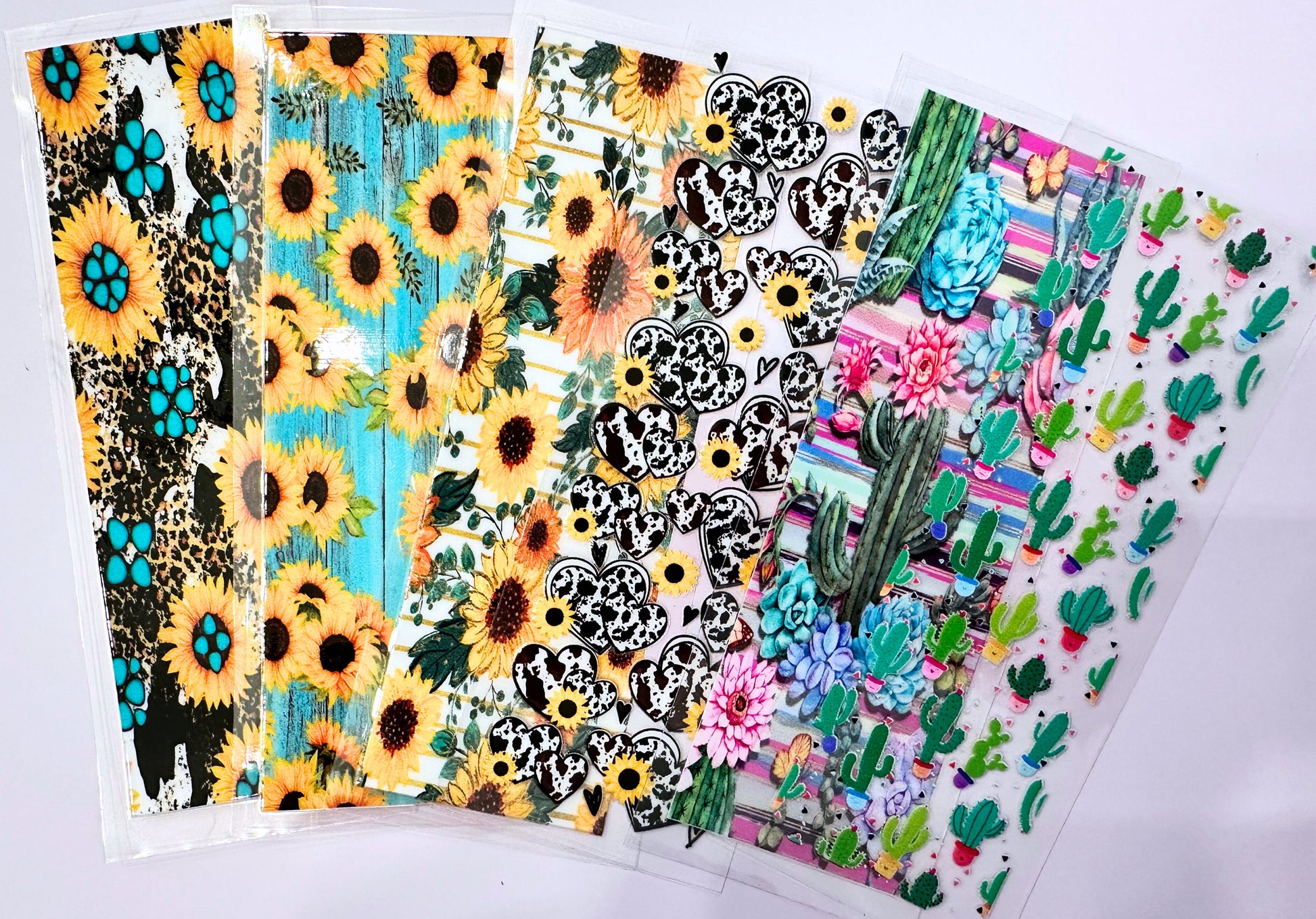 UV DTF Pen Wraps Country Western Sunflower image 0
