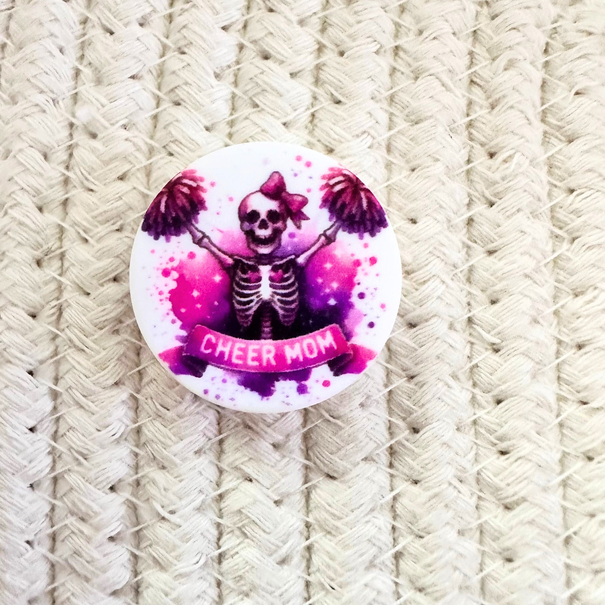 Cheerleading Skeleton Cheer Mom image 1