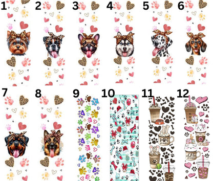 UV DTF Pen Wraps Dog Lover Pet Mom image 1