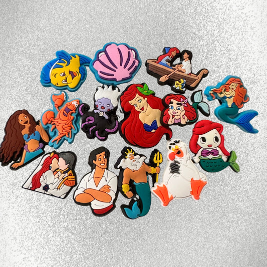 Ariel Little Mermaid Shoe Charms image 0