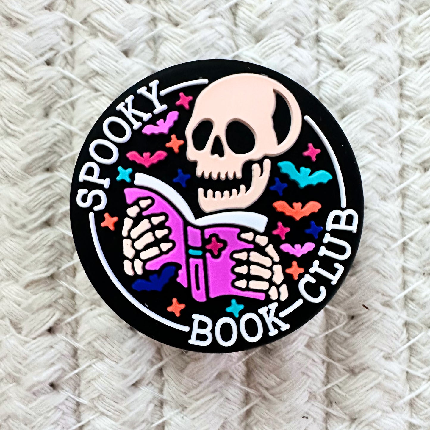 Spooky Book Club Skeleton Black image 1