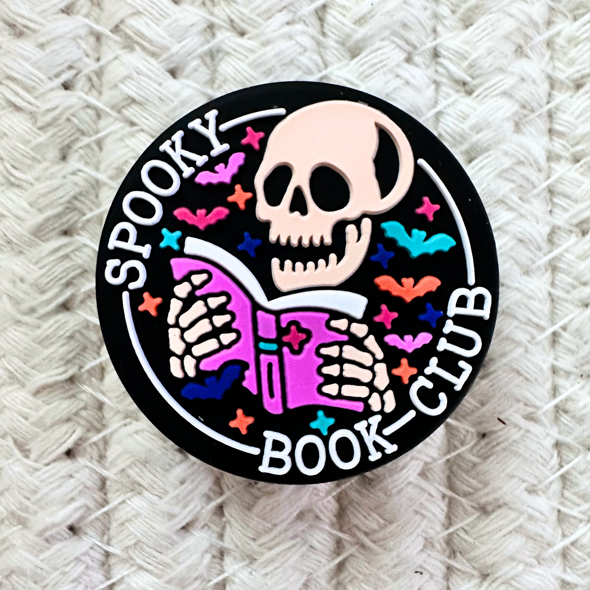 Spooky Book Club Skeleton Black image 1