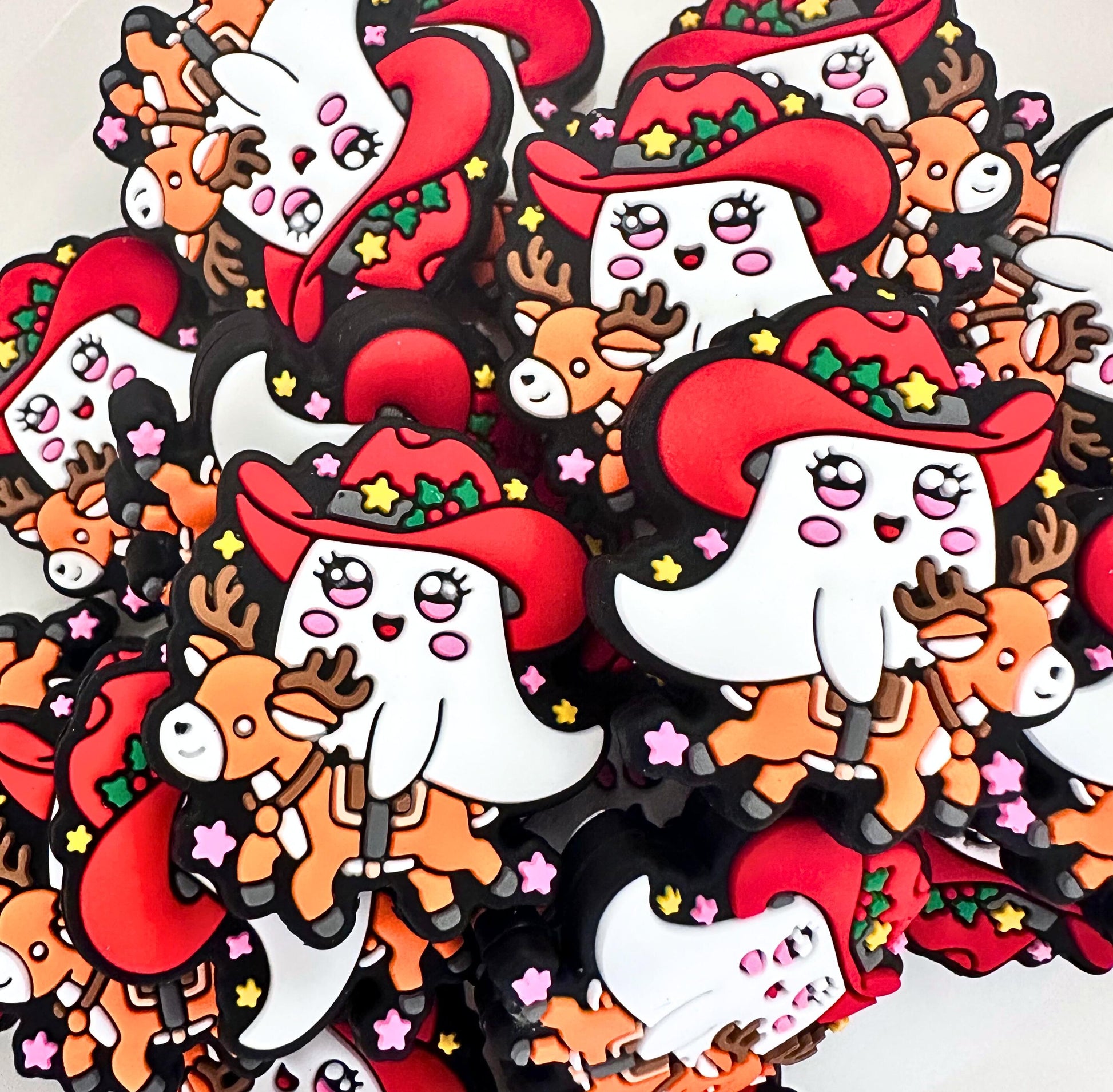 Country Western Christmas Ghost Riding Rudolph image 0