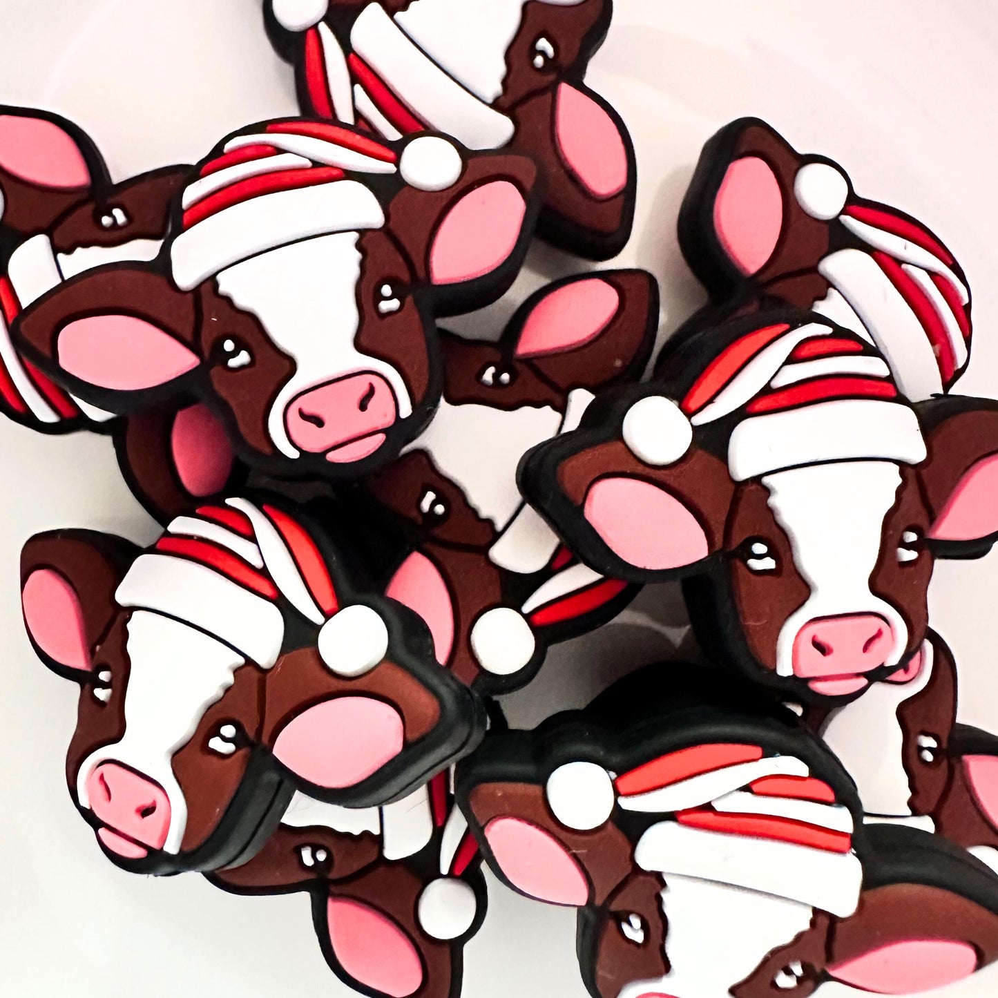 Christmas Cow Striped image 0