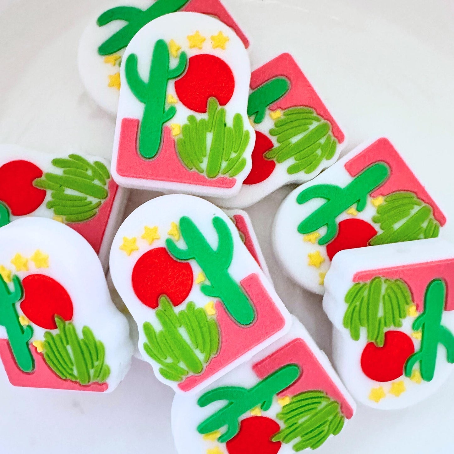 Cactus Boho Retro Sunset image 0